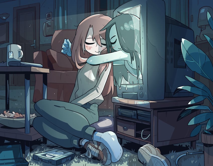 yamamura sadako (original and 1 more) drawn by carles_dalmau