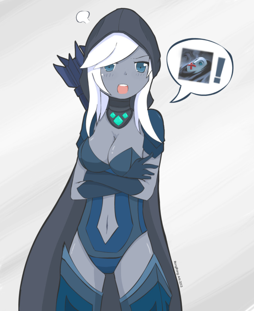 drow ranger (dota and 1 more) drawn by rong_rong