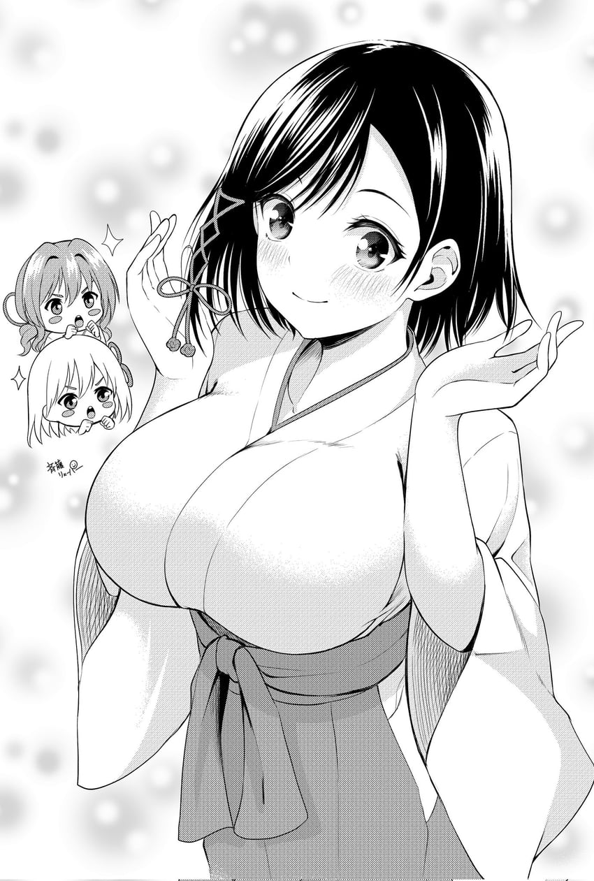 amagami asahi, amagami yae, and amagami yuna (amagami-san chi no enmusubi) drawn by ryopa