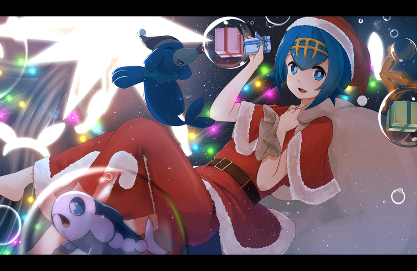 lana, popplio, and wishiwashi (pokemon and 1 more) drawn by ryuuguu_yassuu