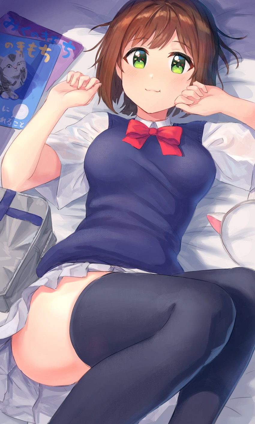 maekawa miku (idolmaster and 1 more) drawn by kurageso