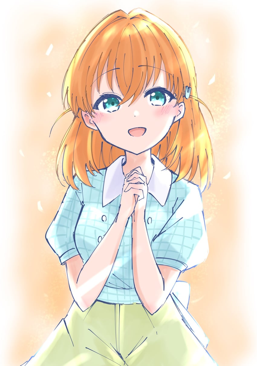 hinoshita kaho (love live! and 1 more) drawn by kumacha