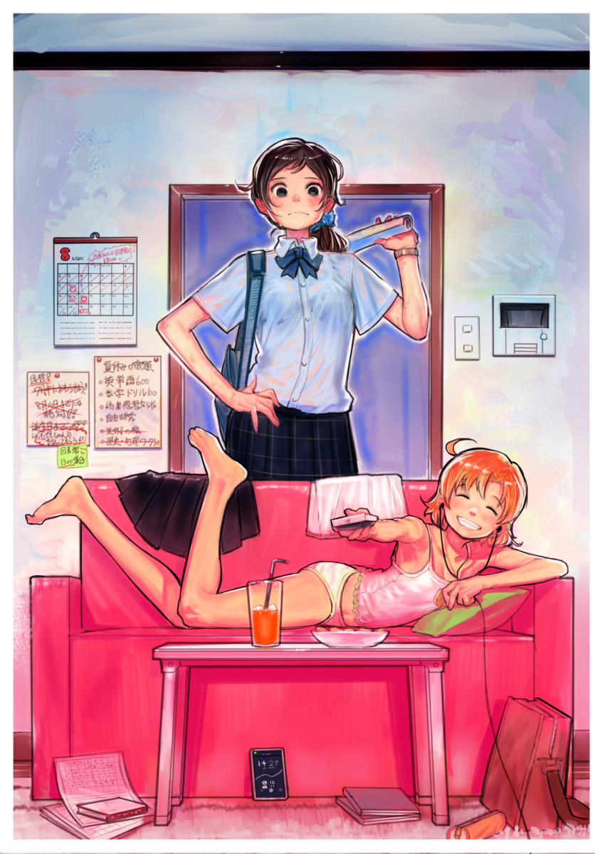 kitazawa shiho and yabuki kana (idolmaster and 1 more) drawn by bukimi_isan