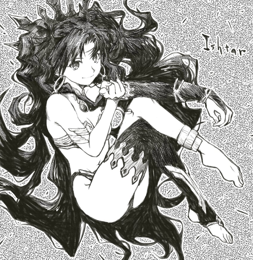 ishtar (fate and 1 more) drawn by iro_(waterloafer)