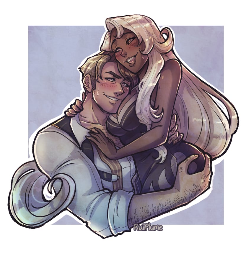 latte cookie and almond cookie (cookie run and 1 more) drawn by user_jchw4484