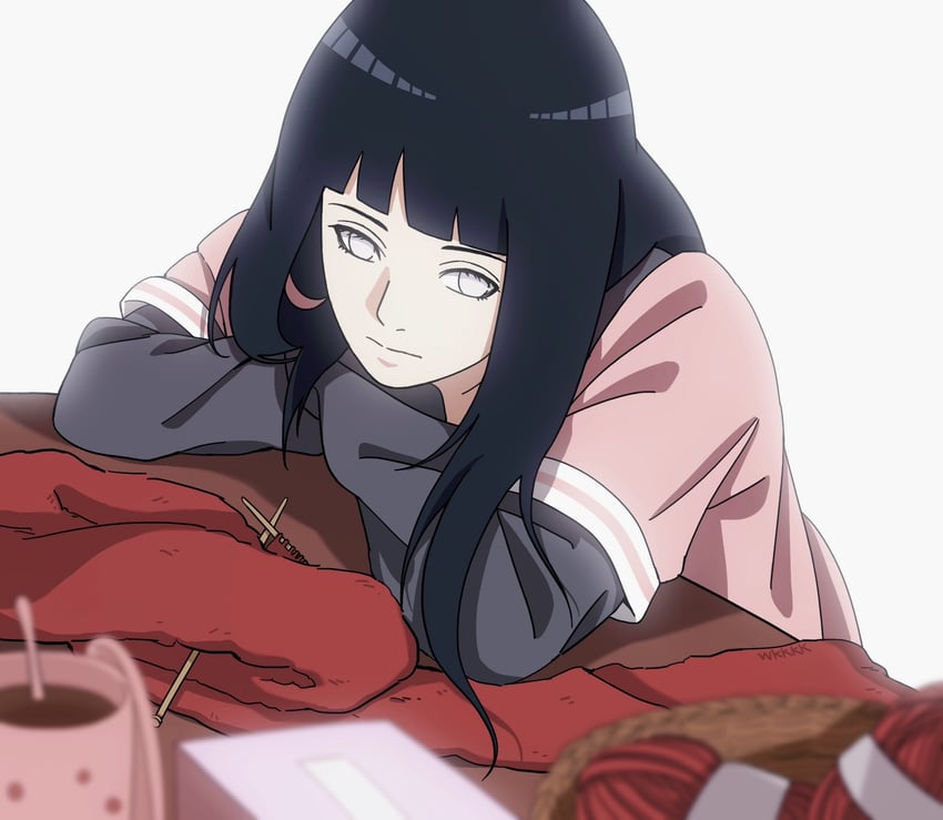 hyuuga hinata (naruto and 1 more) drawn by weibinln