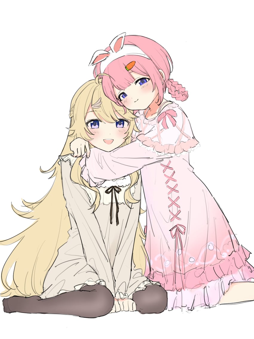 suo sango and todo kohaku (nijisanji) drawn by po_(po_495)
