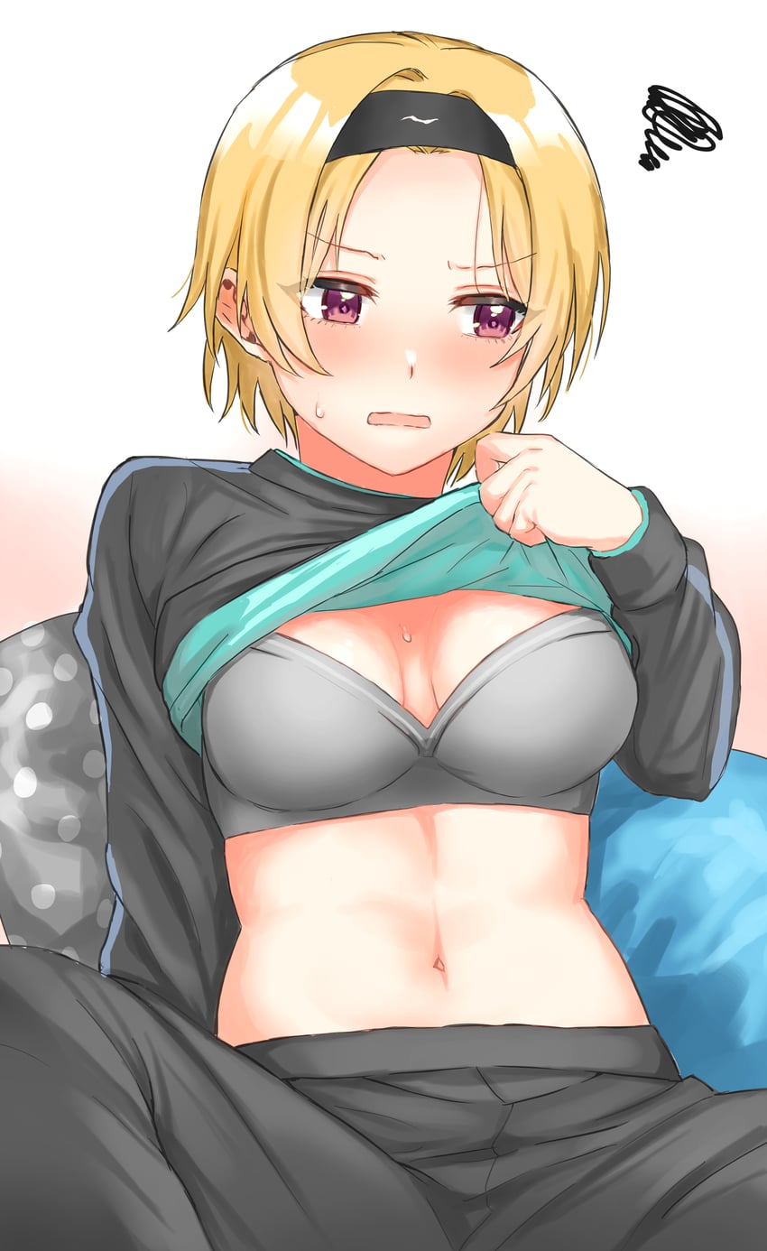 saijo juri (idolmaster and 1 more) drawn by kakeru_(fujiwara_kakeru)