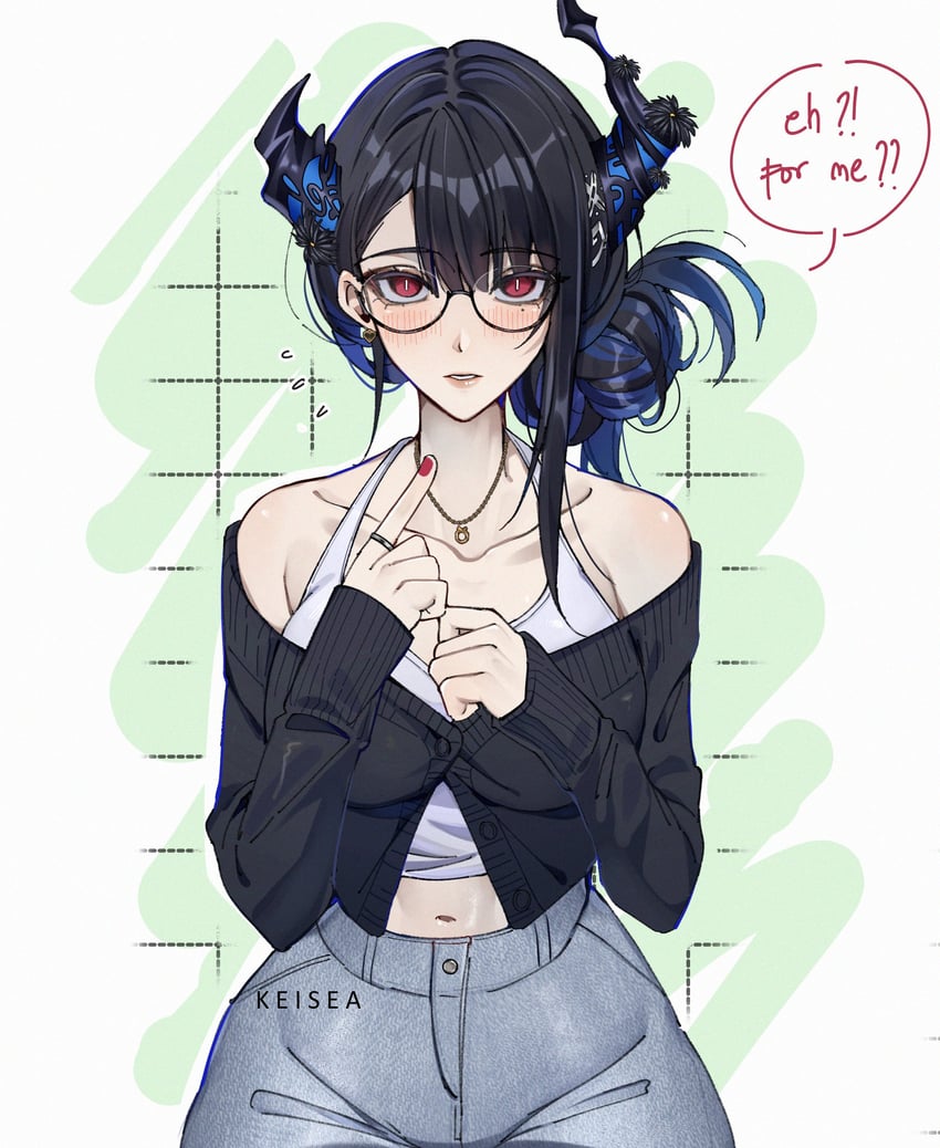 nerissa ravencroft (hololive and 1 more) drawn by keisea