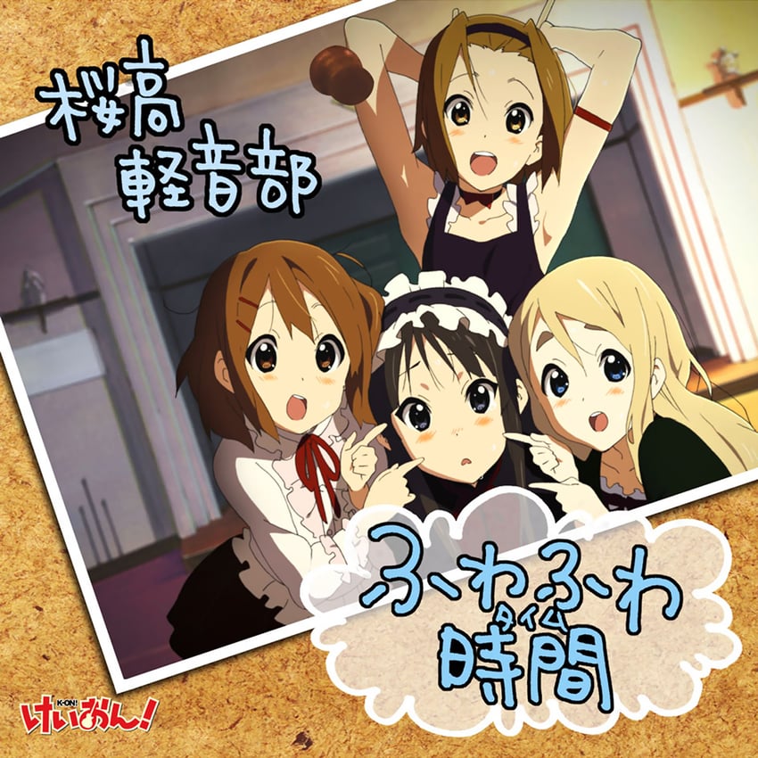 akiyama mio, hirasawa yui, tainaka ritsu, and kotobuki tsumugi (k-on!) drawn by horiguchi_yukiko