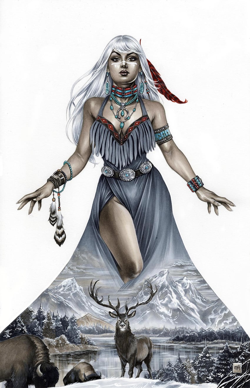 nokomis (divinica) drawn by mike_krome
