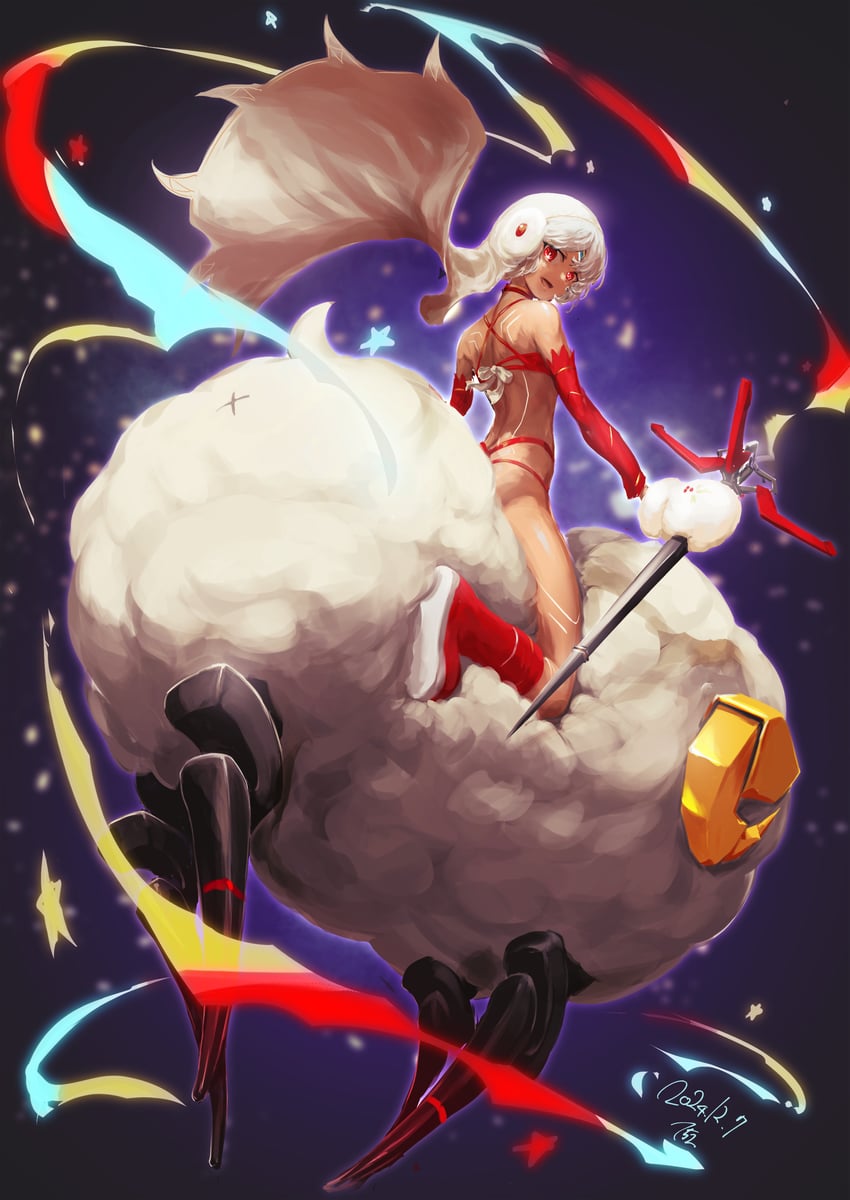 altera, altera the santa, and zerco (fate and 1 more) drawn by 152_in_can