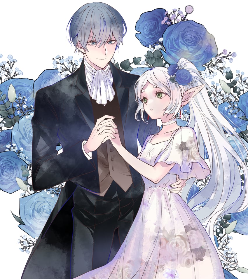 frieren and himmel (sousou no frieren) drawn by nanahachi_77889