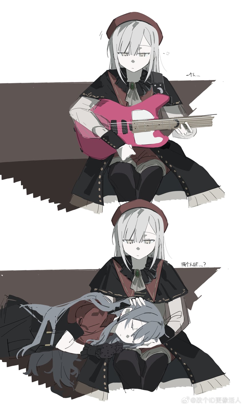 togawa sakiko, wakaba mutsumi, mortis, and oblivionis (bang dream! and 1 more) drawn by 1088888888