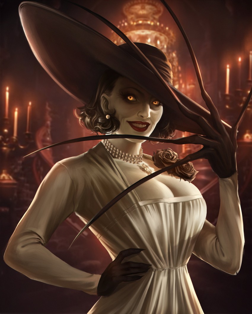 alcina dimitrescu (resident evil and 1 more) drawn by caio_santos
