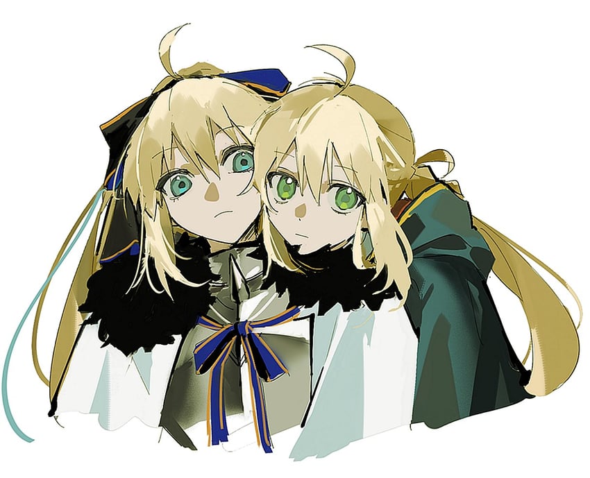 artoria pendragon, artoria caster, and aesc (fate and 1 more) drawn by ss_un17