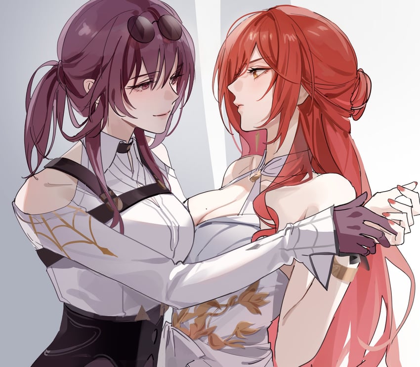 kafka and himeko (honkai and 1 more) drawn by 41097772s