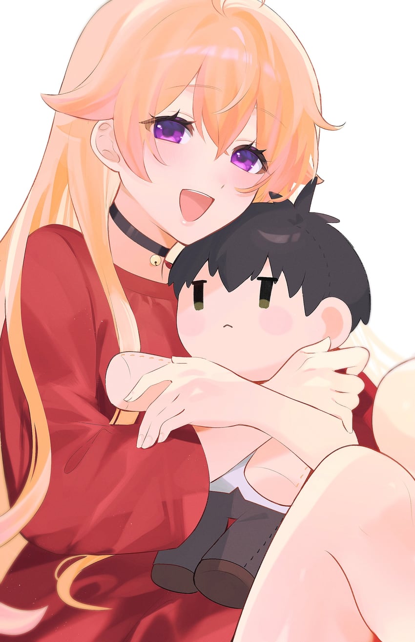 wakatsuki niko and otogi morihito (witch watch) drawn by bun-mii