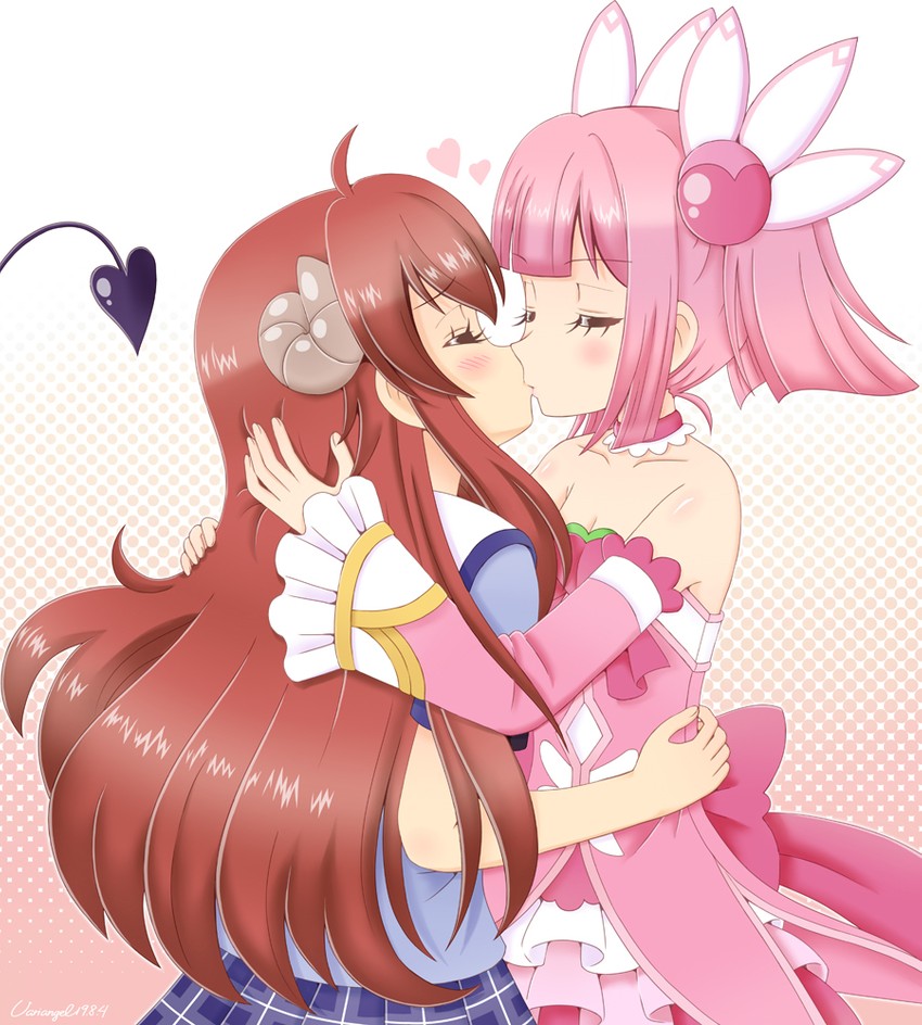 yoshida yuuko and chiyoda momo (machikado mazoku) drawn by variangel