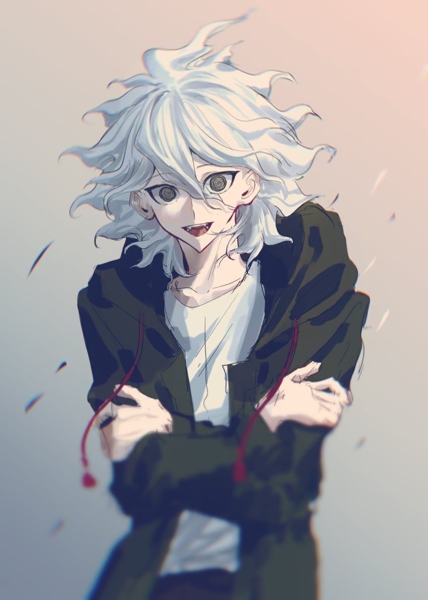 komaeda nagito (danganronpa and 1 more) drawn by qing_bie_gou_jiao