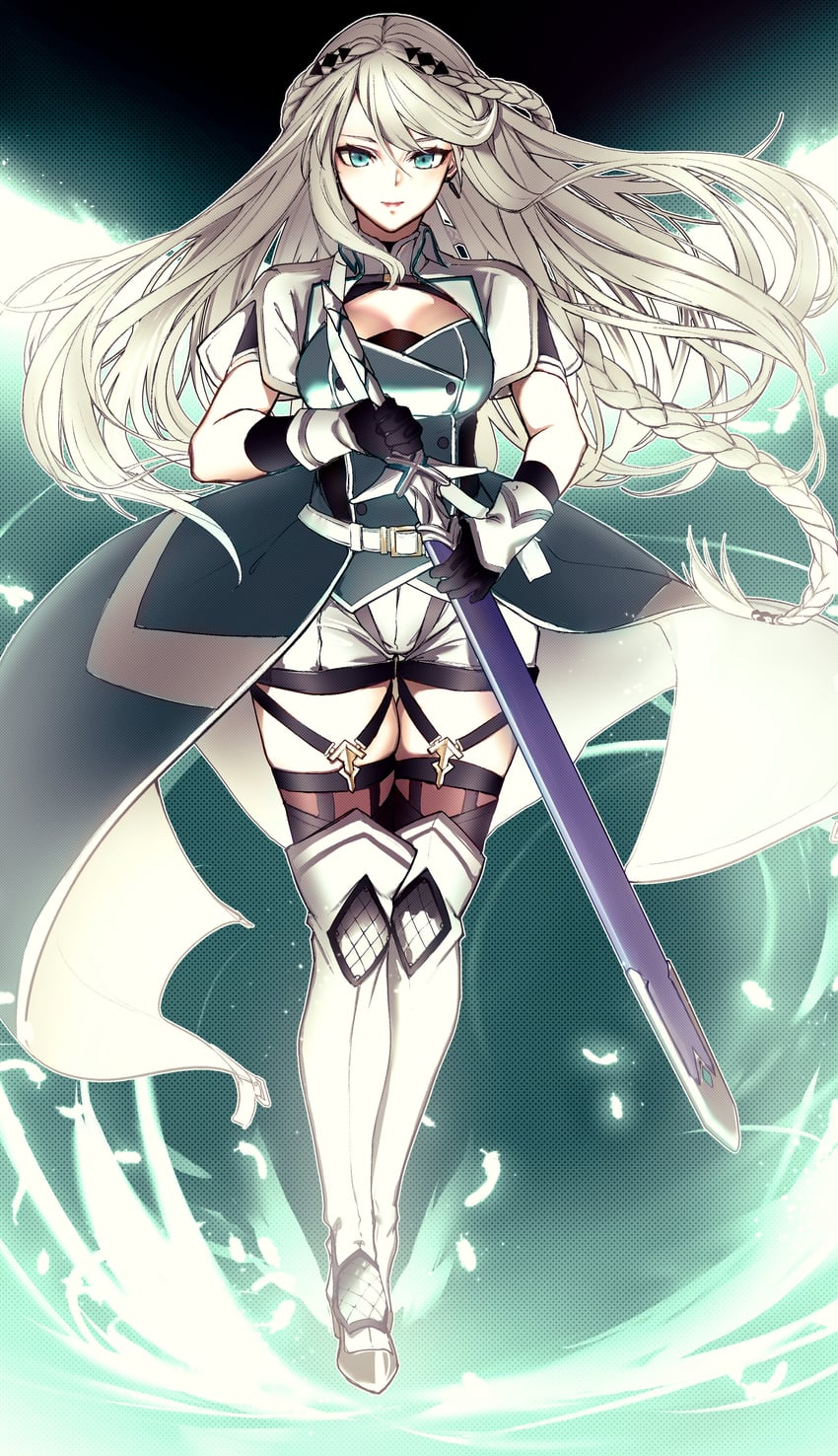 elaine auclair (eiyuu densetsu and 2 more) drawn by madou_zakura