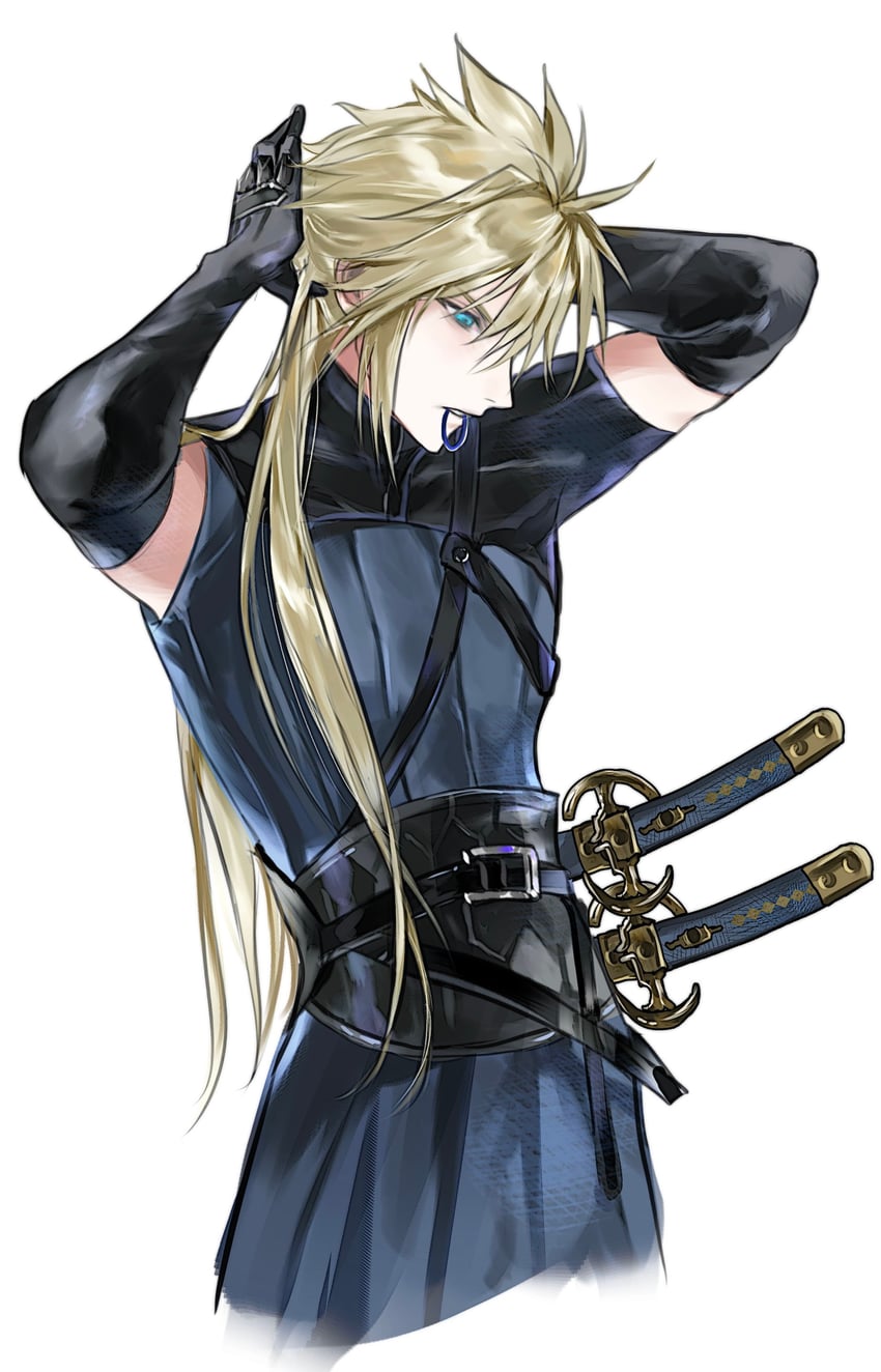 cloud strife (final fantasy and 1 more) drawn by 3_3lecho