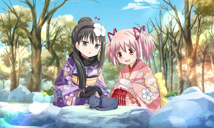 akemi homura, kaname madoka, and amy (mahou shoujo madoka magica and 1 more)