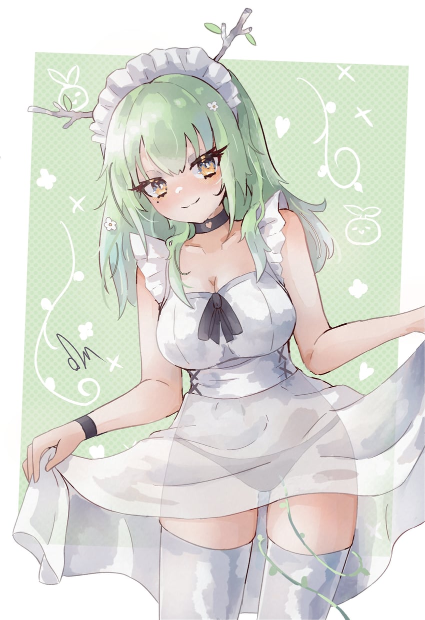 ceres fauna and sapling (hololive and 1 more) drawn by ddrawins