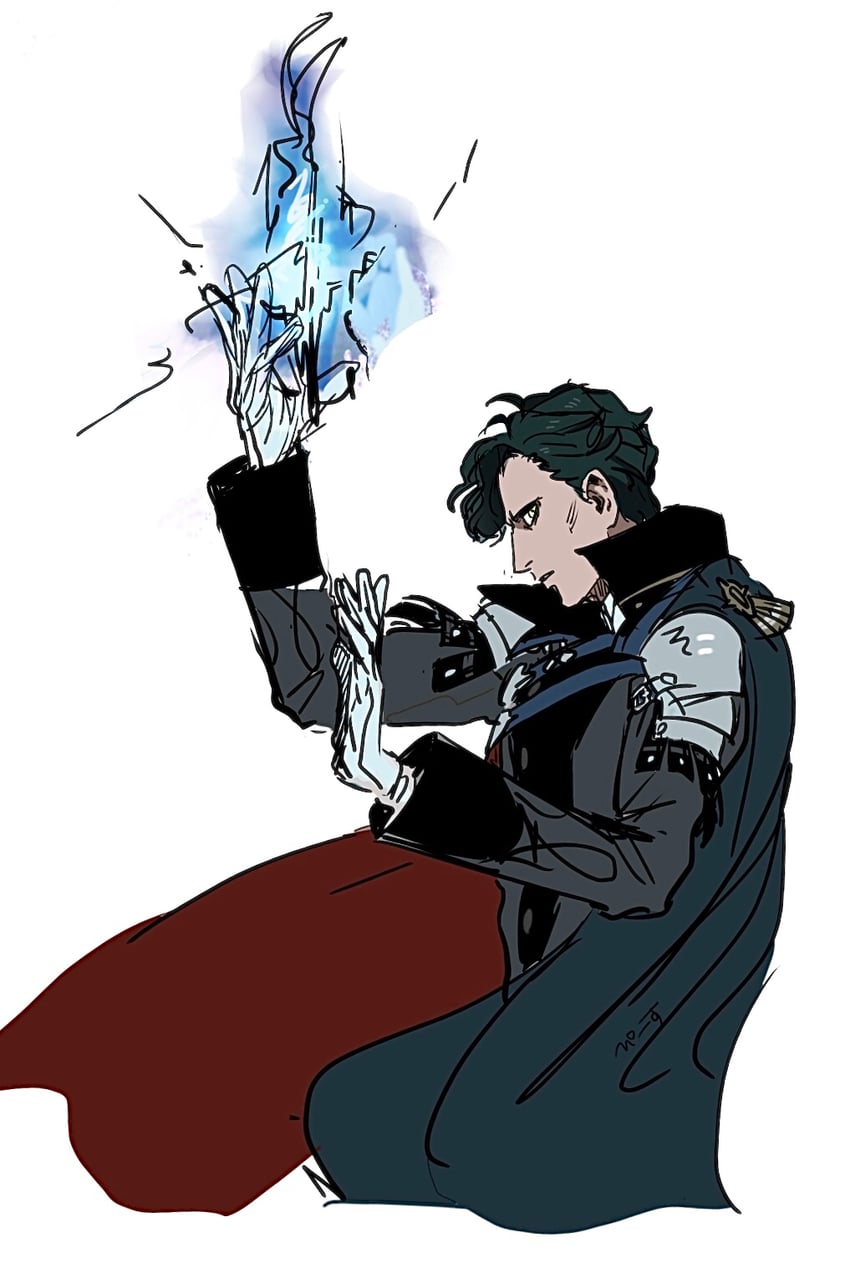 hubert von vestra (fire emblem and 1 more) drawn by peace_(hanaa)
