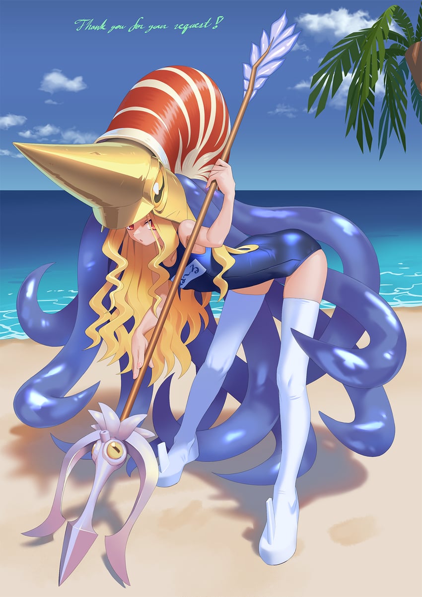 nool (capcom fighting jam and 1 more) drawn by okuribi