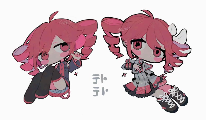 kasane teto (utau and 1 more) drawn by hinoki_(yesfish1117)
