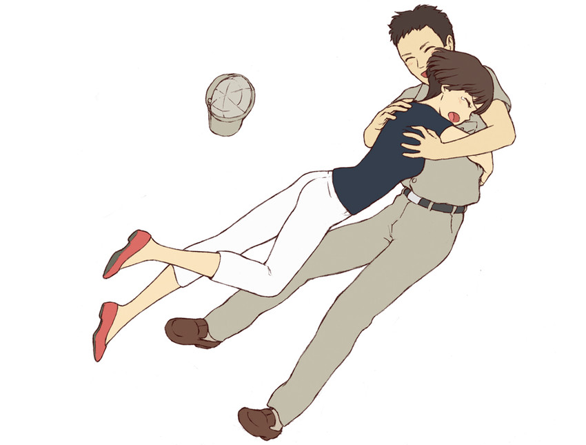 lisa and kouichi (studio ghibli and 1 more) drawn by jas_(littlecrime)