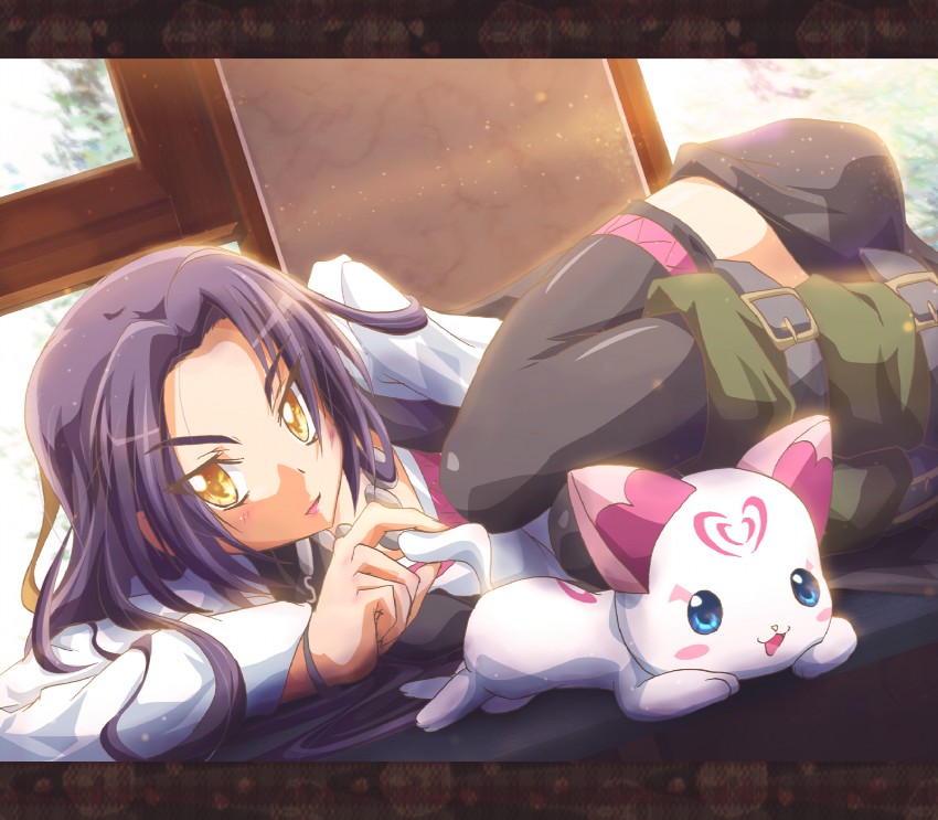 kurokawa eren, seiren, and hummy (precure and 1 more) drawn by inoshishi_(ikatomo)