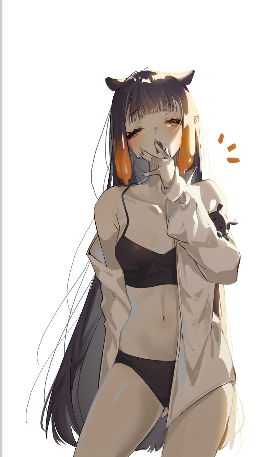 ninomae ina'nis and takodachi (hololive and 1 more) drawn by amattoart