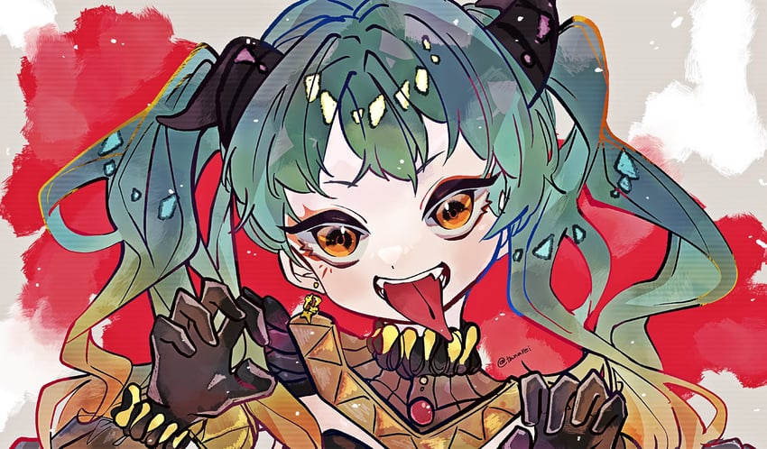 hatsune miku (vocaloid and 1 more) drawn by tanarei