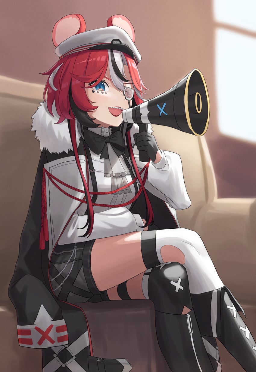 hakos baelz (hololive and 1 more) drawn by vakuuberi