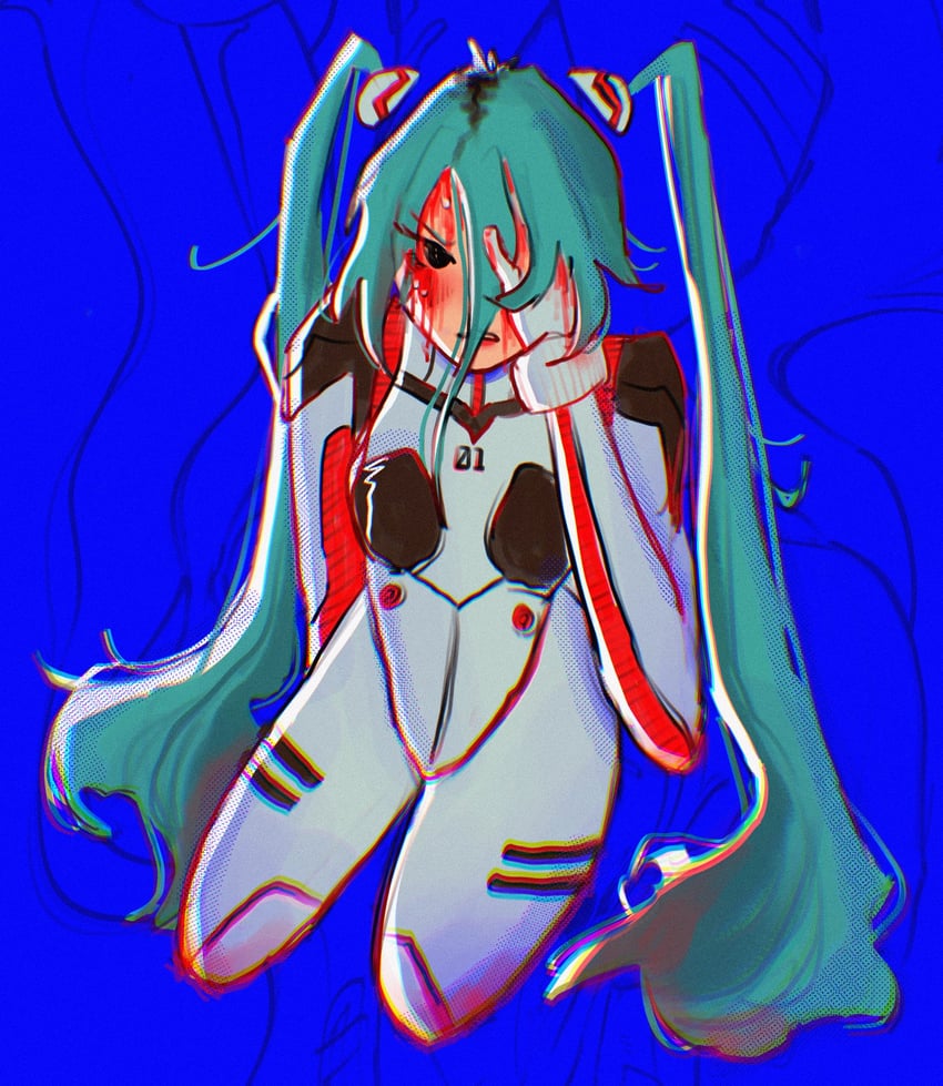 hatsune miku (vocaloid and 1 more) drawn by wifipyon
