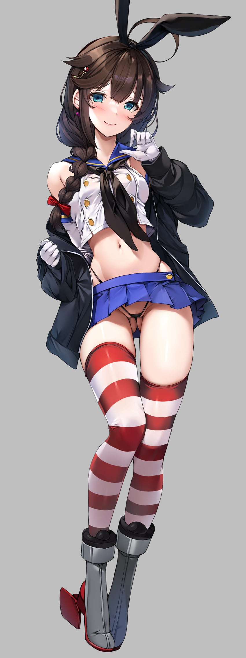 shimakaze, shigure, and shigure kai ni (kantai collection) drawn by torisan