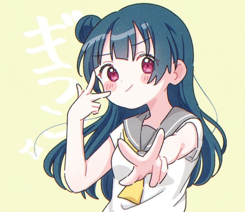 tsushima yoshiko (love live! and 1 more) drawn by yashino_84