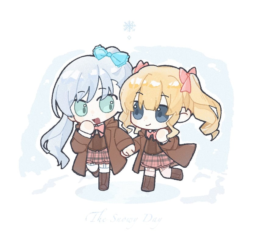 houjou monica asahi and narumi clara yuuko (assault lily) drawn by xizhou_meng_ling