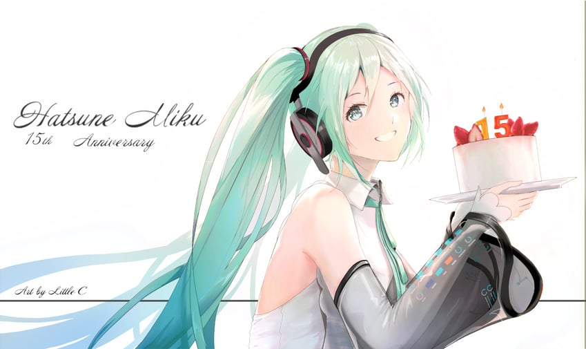 hatsune miku (vocaloid and 1 more) drawn by little_c_86609