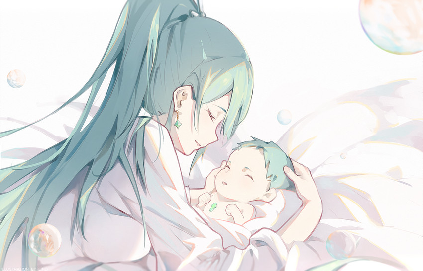 pneuma (xenoblade chronicles and 1 more) drawn by linzi