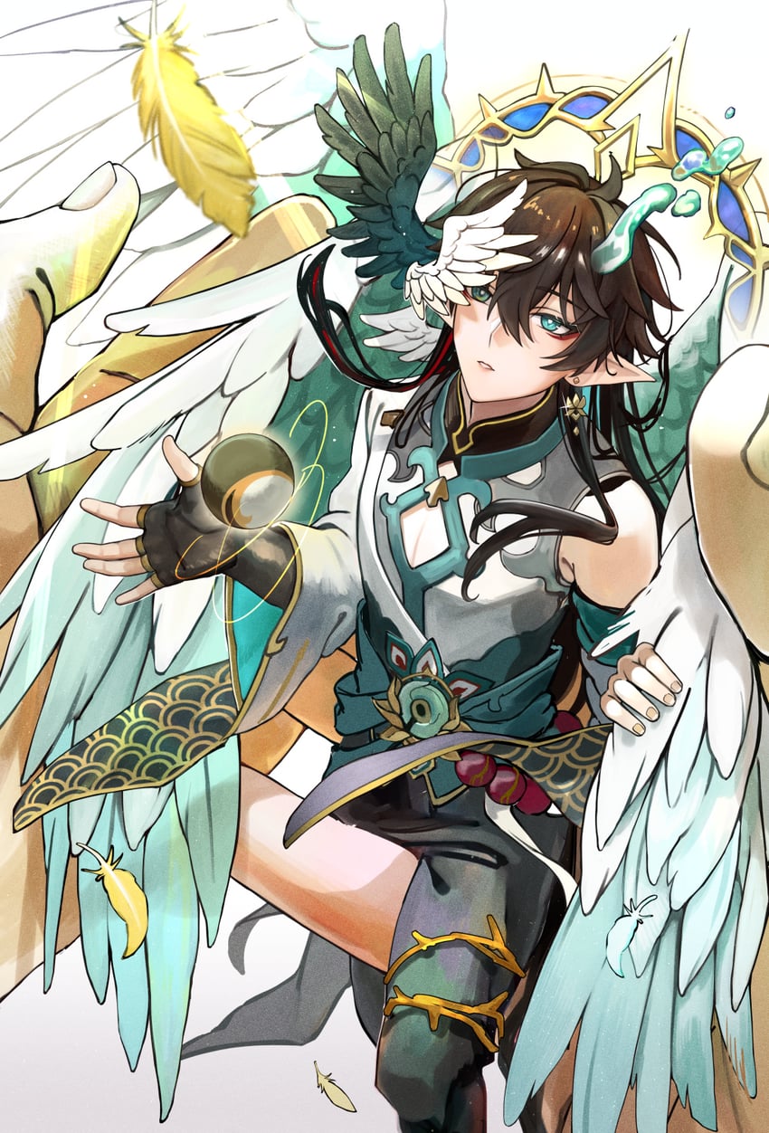 dan heng (honkai and 1 more) drawn by shiraiyu327