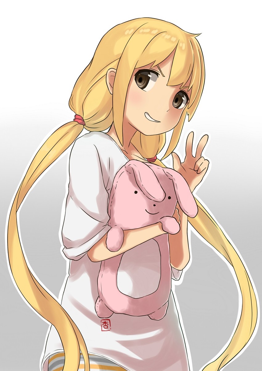 futaba anzu (idolmaster and 1 more) drawn by ayurisu