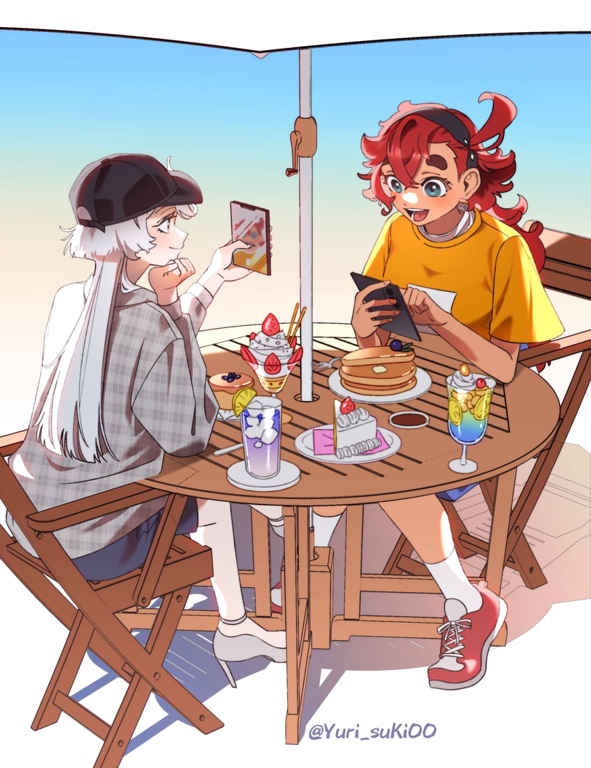 suletta mercury and miorine rembran (gundam and 1 more) drawn by yurisuki00