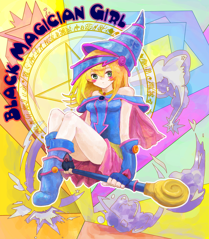 dark magician girl (yu-gi-oh!) drawn by tefuko_(oubuayaru)