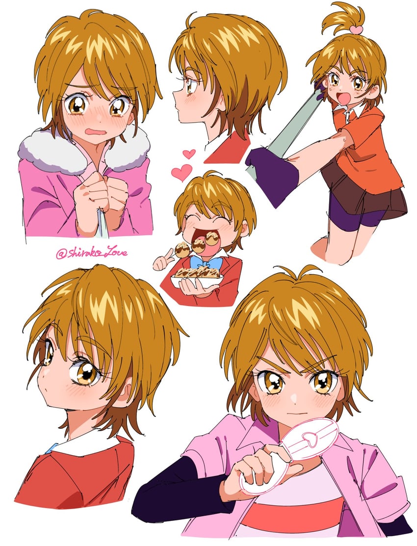 misumi nagisa (precure and 1 more) drawn by shirako_love