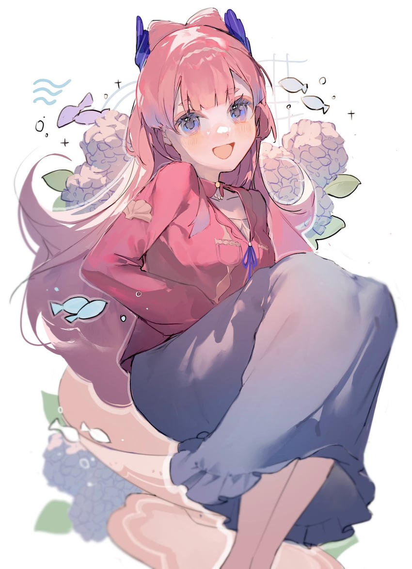 sangonomiya kokomi (genshin impact) drawn by poscorn617