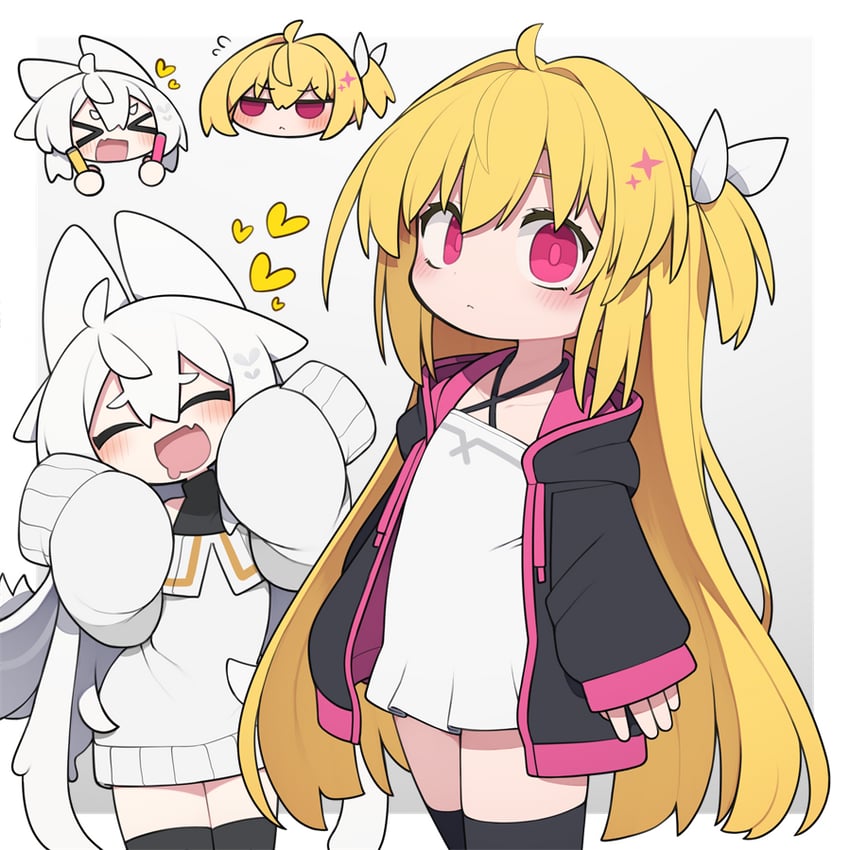 dorodra and otogi hime (original) drawn by kisaragi_kaya