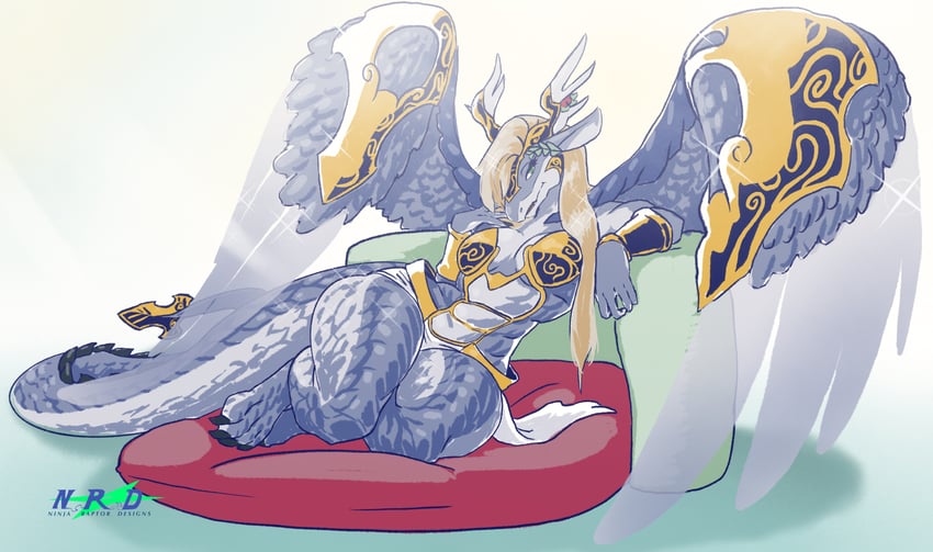 saffira queen of dragons (yu-gi-oh!) drawn by realninjaraptor